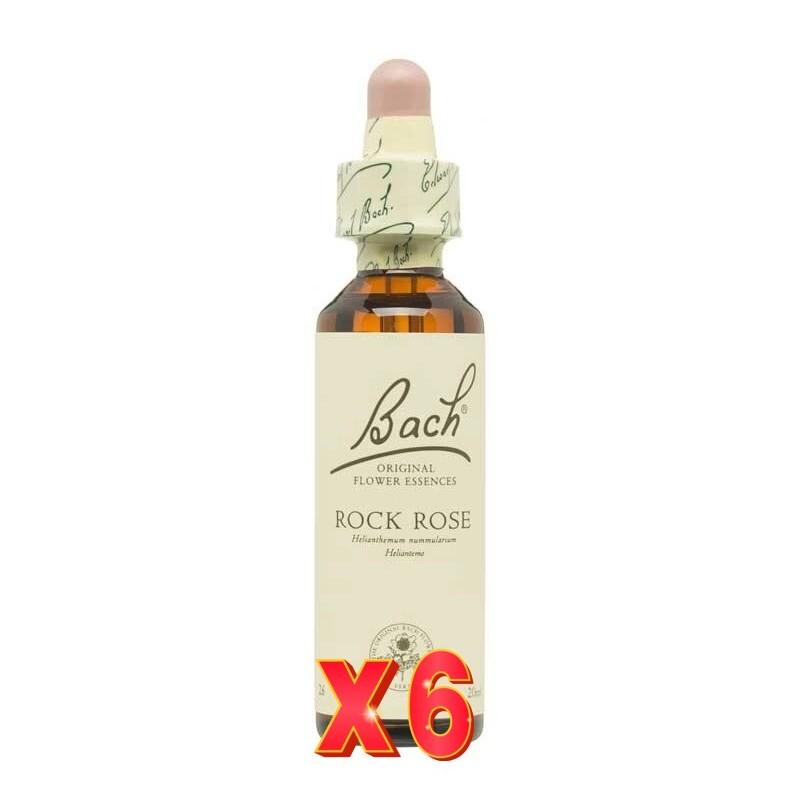Pack de 6 unidades Flor Nº 26 Rock Rose 20Ml Flores Bach Original Pack de 6 unidades Flor Nº 26 Rock Rose 20Ml Flores Bach Original