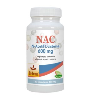 NAC 600 Mg 60 Cápsulas Bilema