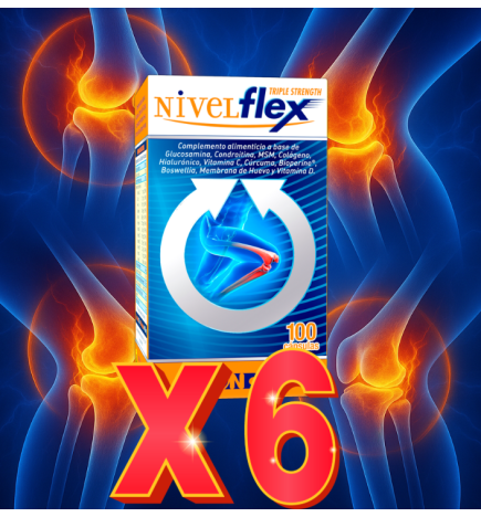 Pack de 6 uds Nivelflex 100 Capsulas Tongil