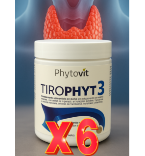 Pack de 6 unidades Tirophyt 3 150 gramos (Nuevo formato) Phytovit