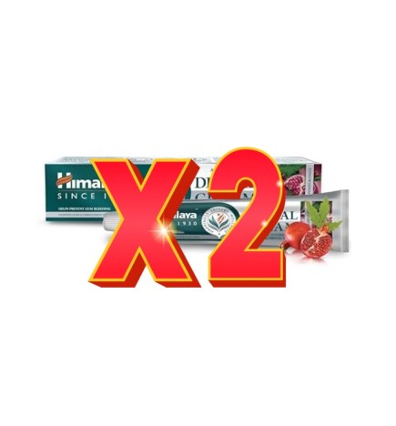 Pack de 2 unidades Crema Dental Ayurvédica Nim Y Granada 100 G Himalaya