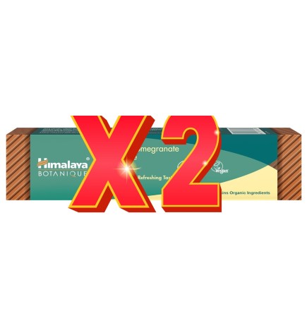 Pack de 2 unidades  Pasta Dentífrica Organique Nim Y Granada 150 Ml (Ecocert) Himalaya