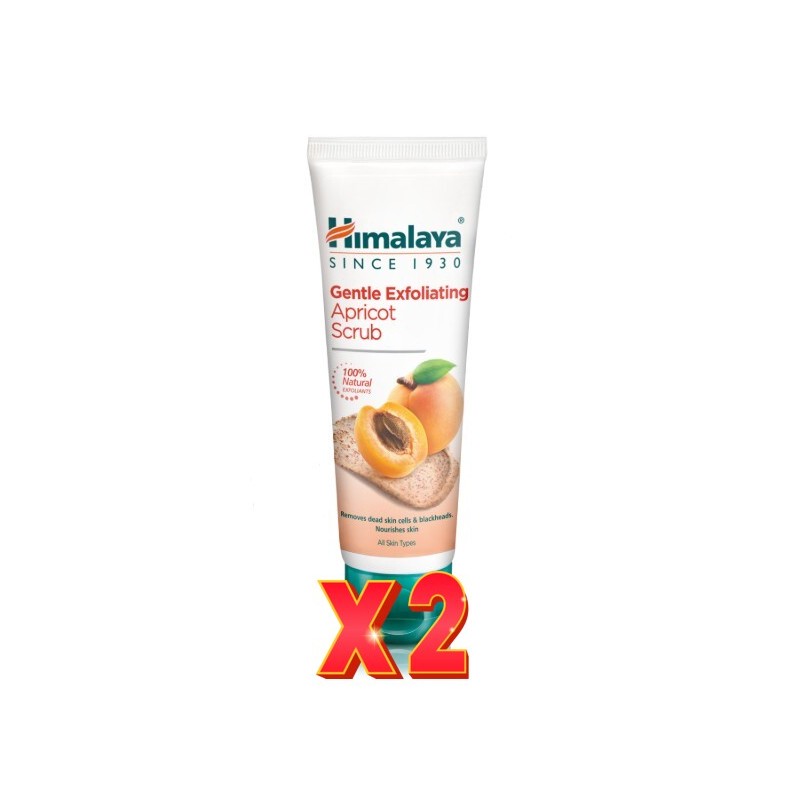Pack de 2 unidades Exfoliante Suave Al Albaricoque 75 Ml Himalaya Pack de 2 unidades Exfoliante Suave Al Albaricoque 75 Ml Himalaya