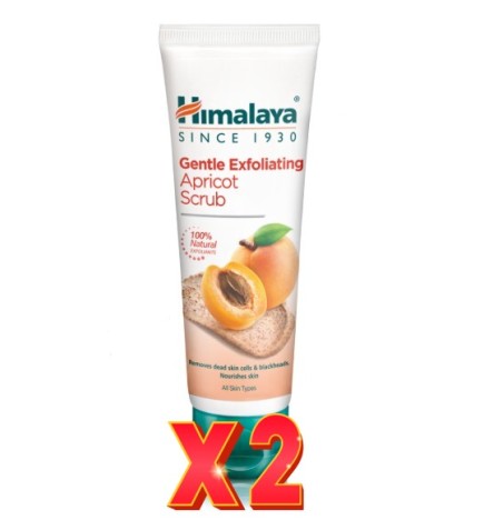 Pack de 2 unidades Exfoliante Suave Al Albaricoque 75 Ml Himalaya