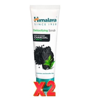 Pack de 2 unidades Exfoliante Detox Carbón 75 Ml Himalaya
