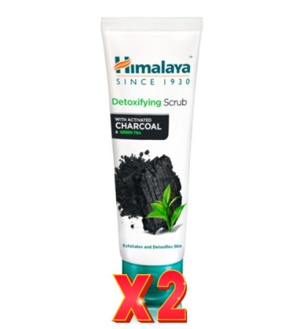 Pack de 2 unidades Exfoliante Detox Carbón 75 Ml Himalaya