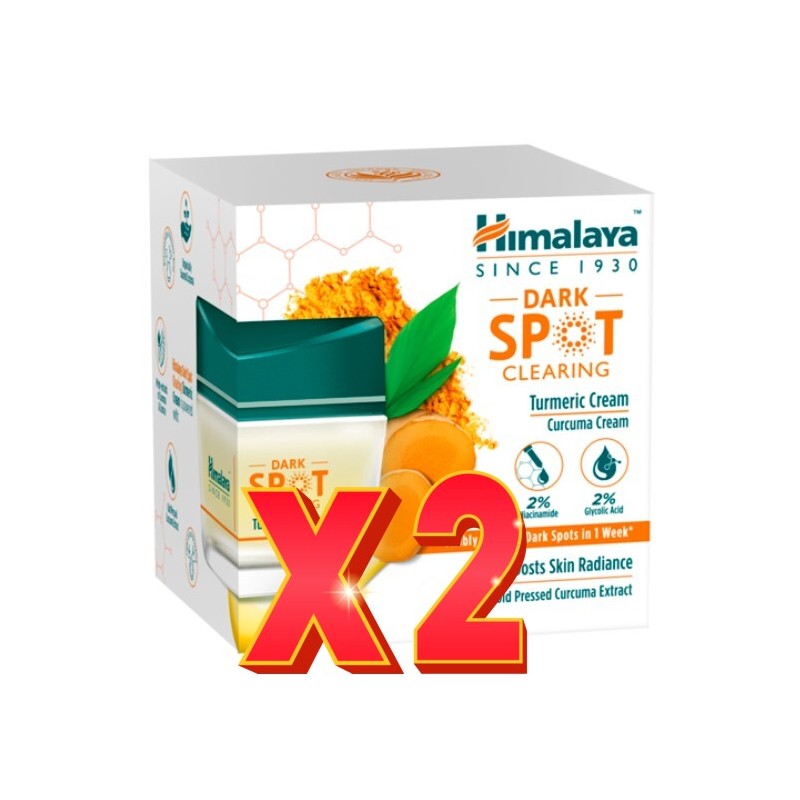 Pack de 2 unidades Crema Hidratante Facial 50 Ml Dark Spot Himalaya Pack de 2 unidades Crema Hidratante Facial 50 Ml Dark Spot Himalaya