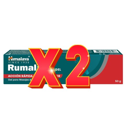 Pack de 2 unidades Gel Rumalaya (Gel Calmante Con Sensación Calor) 50 G Himalaya