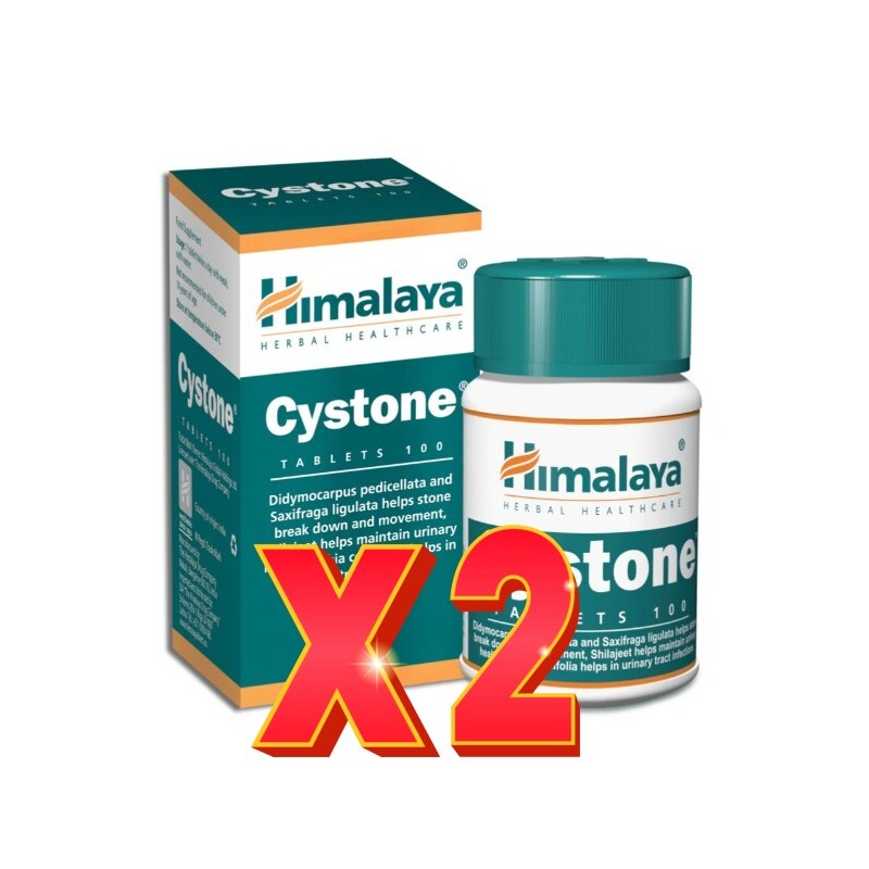 Pack de 2 unidades Cystone 100 Comprimidos Himalaya
