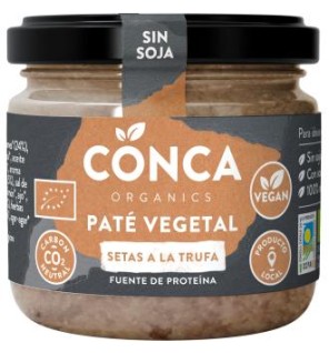 Pate Setas A La Trufa Vegetal 110 Gramos Eco Vegan Conca Organics