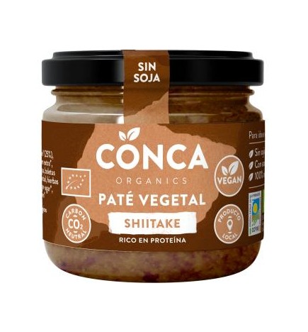 Pate Shitake Vegetal 110 Gramos Eco Vegan Conca Organics