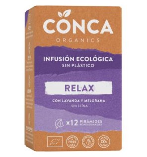 Relax Infusion 12Piramides. Eco Conca Organics