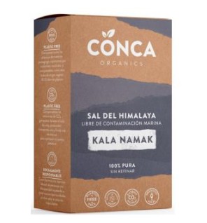 Sal Del Himalaya Kala Namak Negra 250 Gramos Conca Organics