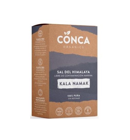 Sal Del Himalaya Kala Namak Negra 250 Gramos Conca Organics