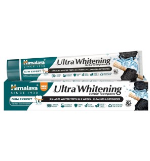 Pasta Dentífrica Ultra Blanqueadora Carbón A Base De Hierbas 75 Ml Himalaya