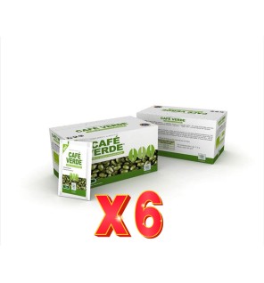 Pack de 6 unidades Cafe Verde Tisana Bio-20 Filtros Noefar