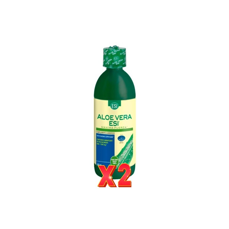 Pack de 2 unidades Aloe Vera Zumo 500 Ml De Trepatdiet-Esi Pack de 2 unidades Aloe Vera Zumo 500 Ml De Trepatdiet-Esi