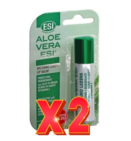 Pack de 2 unidades Aloe Vera Stick Labios 5,7  Ml  De Trepatdiet-Esi