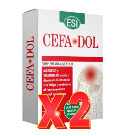 Pack de 2 unidades Cefadol 30 Tabletas.  De Trepatdiet-Esi