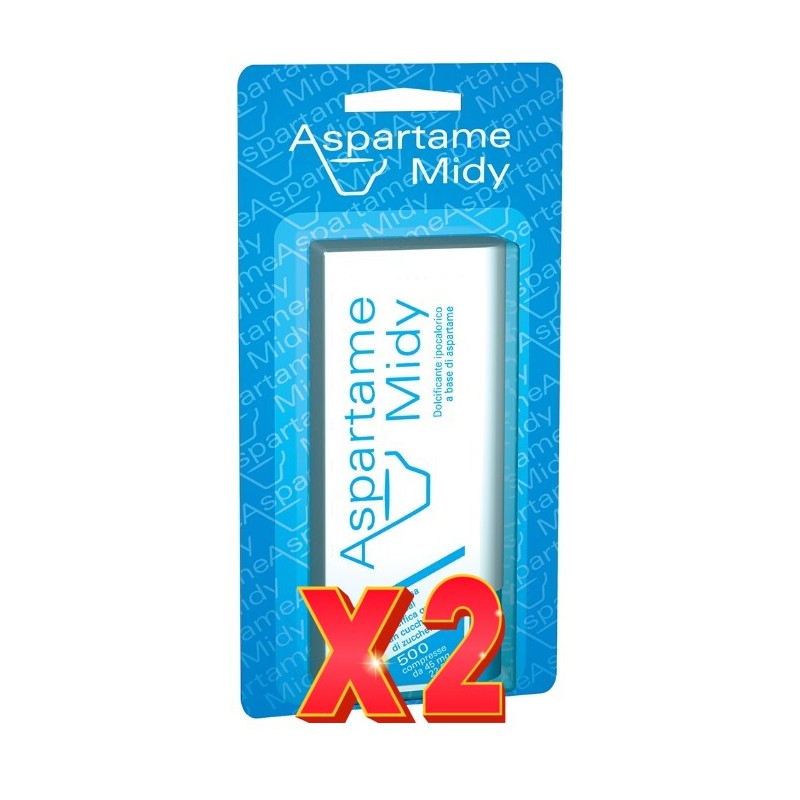 Pack de 2 unidades Aspartame Midy 500 Comprimidos  De Trepatdiet-Esi
