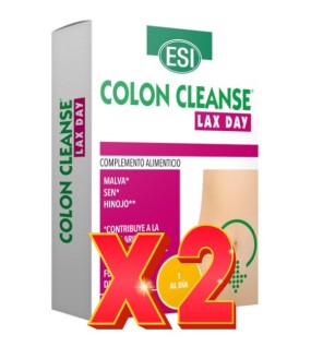 Pack de 2 unidades Colon Cleanse Lax Day 30 Tabletas.  De Trepatdiet-Esi