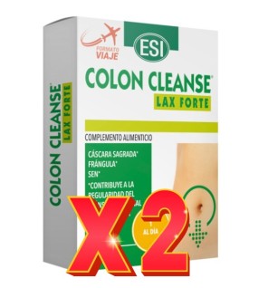 Pack de 2 unidades Colon Cleanse Lax Forte Viaje 15 Tabletas.  De Trepatdiet-Esi