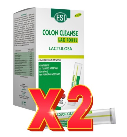 Pack de 2 unidades Colon Cleanse Lactulosa Pocket Drink 12 Sobres  De Trepatdiet-Esi