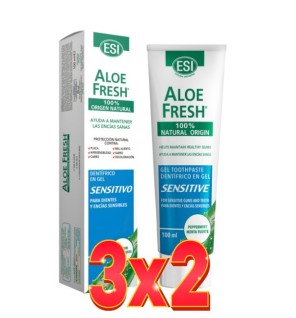 Pack de 3x2 unidades Aloe Fresh Gel Sensitivo 100 Ml  De Trepatdiet-Esi