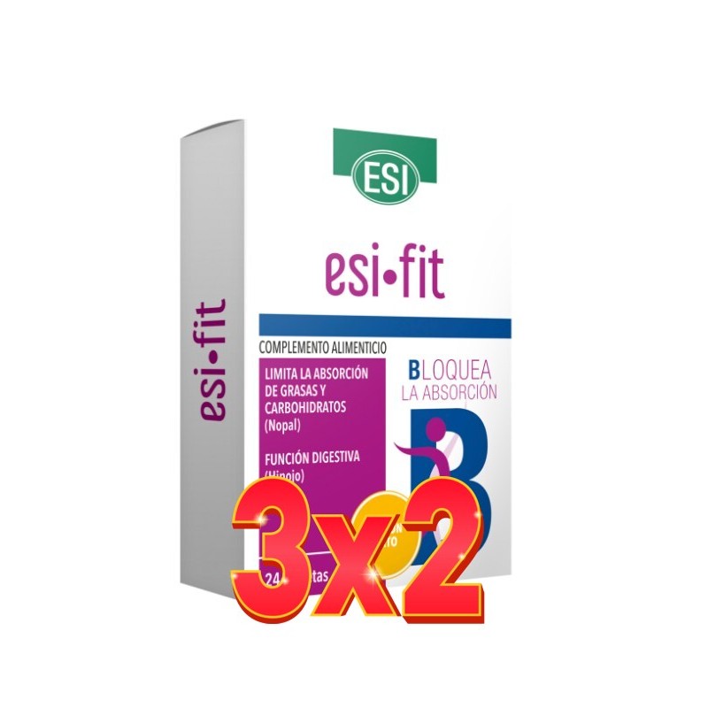 Pack de 3x2 unidades Esi Fit Bloquea Urto 24 Tabletas. De Trepatdiet-Esi Pack de 3x2 unidades Esi Fit Bloquea Urto 24 Tabletas. De Trepatdiet-Esi