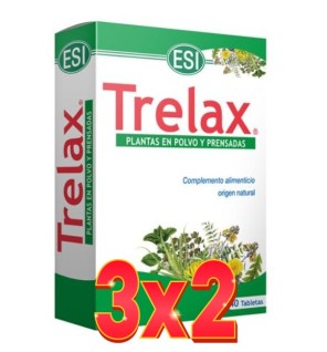 Pack de 3x2 unidades Trelax 40 Tabletas.  De Trepatdiet-Esi