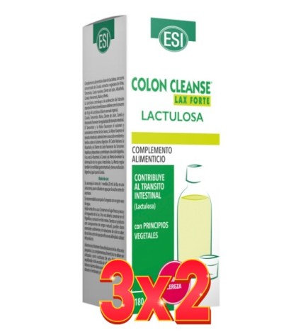 Pack de 3x2 unidades Colon Cleanse Lactulosa Liquido 180 Ml  De Trepatdiet-Esi